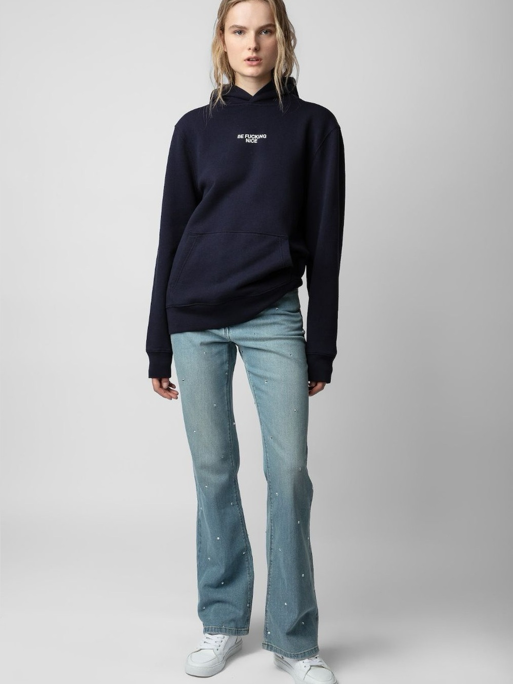 Zadig & Voltaire Be Fucking Nice Sanchi Sweatshirt Large